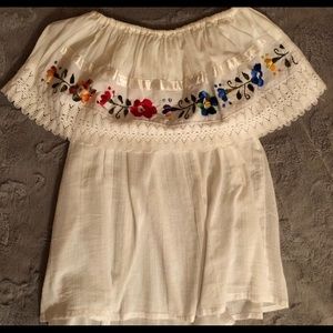 Mexican Embroidered Top
